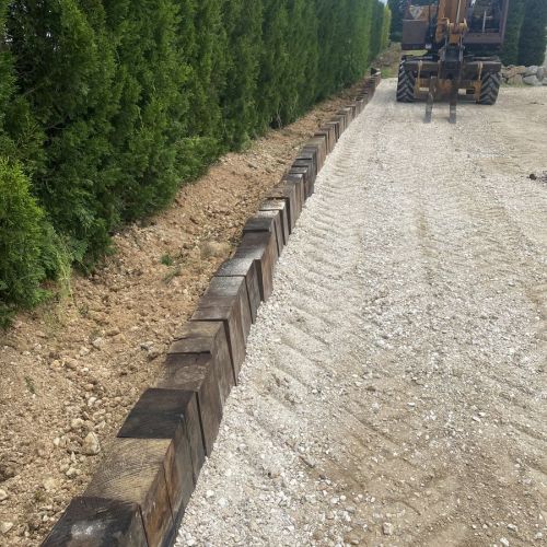 paysagiste dijon bordure en bois